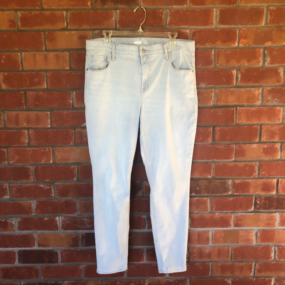 Old Navy Rockstar Super Skinny Jeans - Light Blue - Size 16